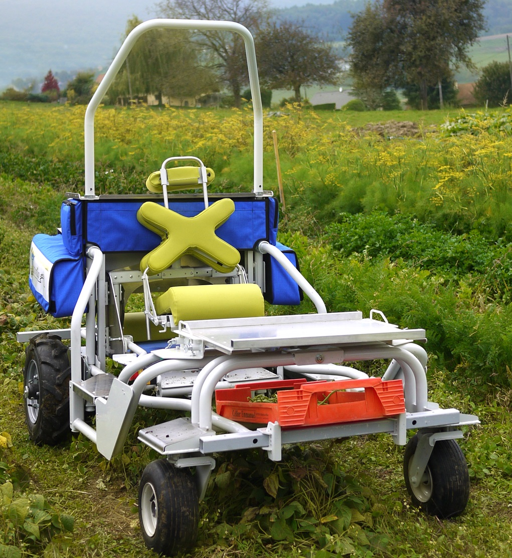 Véhicule électrique pour le maraîchage